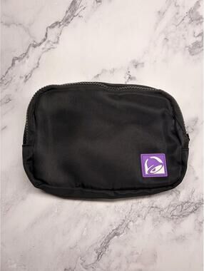 Taco‎ Bell Live Más Black Belt Bag Fanny Pack Adjustable Strap Streetwear